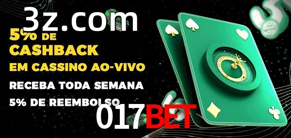 Promoções do cassino ao Vivo 017BET